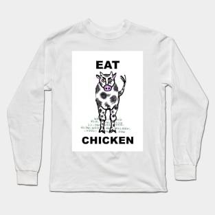 EAT CHICKEN Long Sleeve T-Shirt